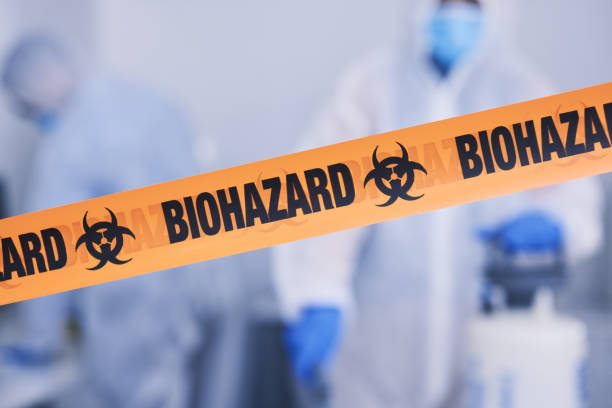 Professional Biohazard Cleanup technician working in Watertown, NY